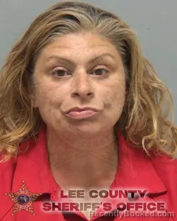 Mugshot of Jennifer Kirby booked in Lee County, Florida on August 18, 2026
