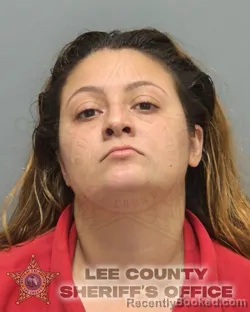 Mugshot of Riley Marie Reed booked in Lee County, Florida on August 18, 2026