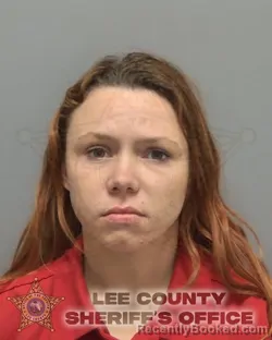 Mugshot of Alexis Josephine Staiano booked in Lee County, Florida on August 19, 2026