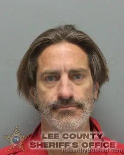 Mugshot of Mark Robert Harris booked in Lee County, Florida on August 19, 2026