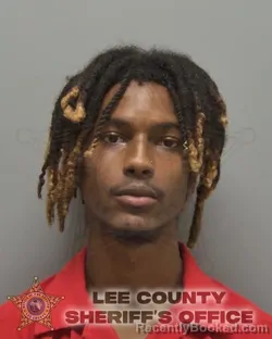 Mugshot of Damarus Dupree Perry booked in Lee County, Florida on August 19, 2026