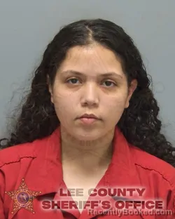 Mugshot of Alexa Ivettee Torrado booked in Lee County, Florida on August 19, 2026