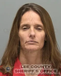 Mugshot of Mary Kathleen Adams booked in Lee County, Florida on August 20, 2026