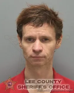 Mugshot of Jeffrey Paul Chandler booked in Lee County, Florida on August 20, 2026