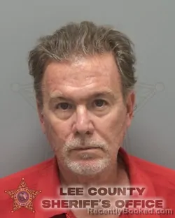 Mugshot of Paul Douglas Lawrence booked in Lee County, Florida on August 20, 2026