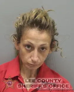 Mugshot of Ashley Wood booked in Lee County, Florida on August 20, 2026