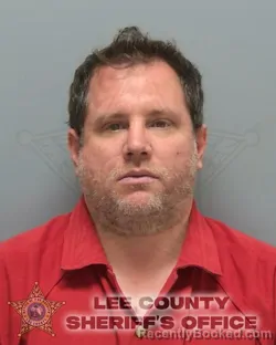 Mugshot of Jeffrey Dean Mersch booked in Lee County, Florida on August 20, 2026