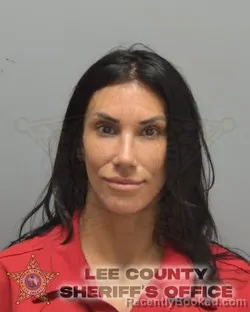 Mugshot of Leslie Erin Hill booked in Lee County, Florida on August 20, 2026