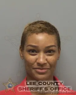 Mugshot of Elizabeth Lael Anderson booked in Lee County, Florida on August 20, 2026