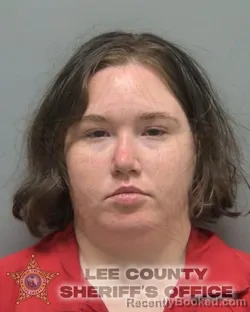 Mugshot of Alyssa Renee Hipple booked in Lee County, Florida on August 20, 2026