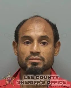 Mugshot of Victor Hernandez booked in Lee County, Florida on August 20, 2026