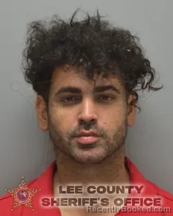 Mugshot of Alejandro Diaz booked in Lee County, Florida on August 20, 2026