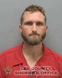 Mugshot of Edward Jonathan Tovatt booked in Lee County, Florida on August 20, 2026