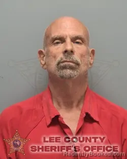 Mugshot of Gerard Carbonaro booked in Lee County, Florida on August 20, 2026