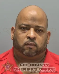 Mugshot of Wilson Rafael Delgado Ayala booked in Lee County, Florida on August 21, 2026