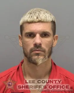 Mugshot of Kevin Kaid Borot booked in Lee County, Florida on August 21, 2026