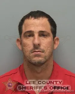 Mugshot of Luisael Garcia Gigato booked in Lee County, Florida on August 21, 2026
