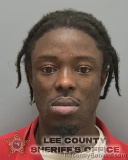Mugshot of Ahmad Reshard Richards booked in Lee County, Florida on August 21, 2026