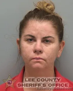 Mugshot of Donelle Sarah Edmonson booked in Lee County, Florida on August 21, 2026