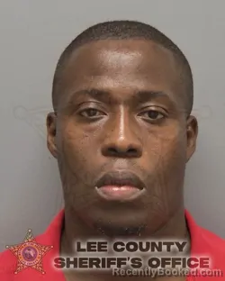Mugshot of Deshane Lamann Anderson booked in Lee County, Florida on August 22, 2026