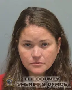 Mugshot of Ashley Marie Rosso booked in Lee County, Florida on August 22, 2026