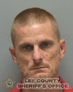 Mugshot of Jonathan Phillip Bauer booked in Lee County, Florida on August 22, 2026