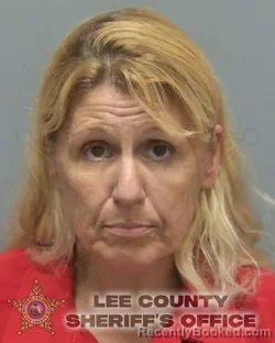 Mugshot of Allison Nicole Cruz booked in Lee County, Florida on August 22, 2026