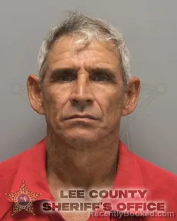 Mugshot of Raul Cartaya Ramos booked in Lee County, Florida on August 22, 2026