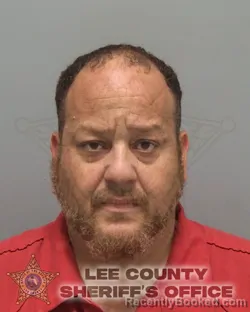 Mugshot of Charlie Collazo booked in Lee County, Florida on August 22, 2026