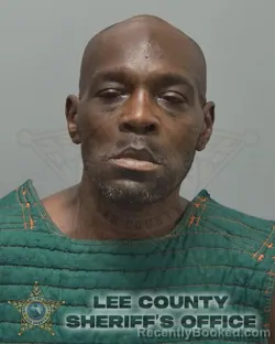 Mugshot of Frederick Ashley booked in Lee County, Florida on August 22, 2026
