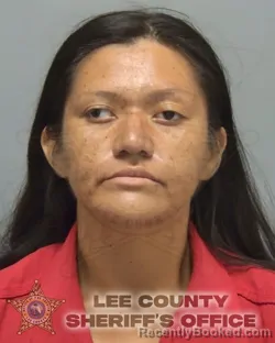 Mugshot of Alicia Maria Rosales booked in Lee County, Florida on August 22, 2026