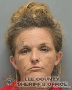 Mugshot of Brittany Ann Rose booked in Lee County, Florida on August 23, 2026