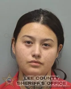 Mugshot of Grace Cadence Robbins booked in Lee County, Florida on August 23, 2026