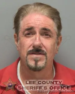 Mugshot of James Michael Vallone booked in Lee County, Florida on August 23, 2026