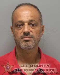Mugshot of Abdelrhim Naim Abdelghani booked in Lee County, Florida on August 23, 2026
