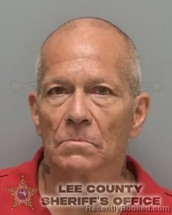 Mugshot of Philip Wayne Sarmiento booked in Lee County, Florida on August 23, 2026