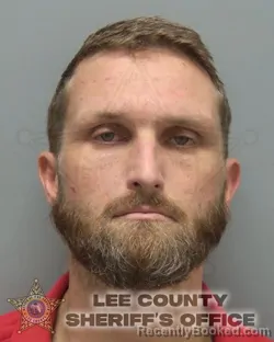 Mugshot of Edward Jonathan Tovatt booked in Lee County, Florida on August 23, 2026