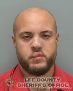 Mugshot of Alberto Ferrer booked in Lee County, Florida on August 23, 2026