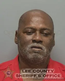 Mugshot of Kenneth Eugene Henderson booked in Lee County, Florida on August 23, 2026