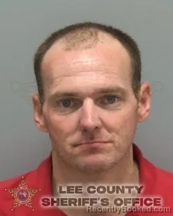 Mugshot of Christopher Lee Mccormick booked in Lee County, Florida on August 24, 2026