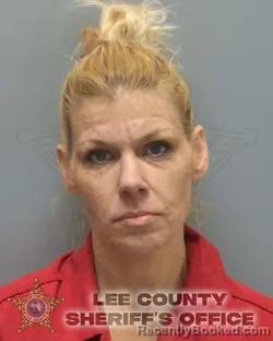 Mugshot of Heather Sue Waeski booked in Lee County, Florida on August 24, 2026