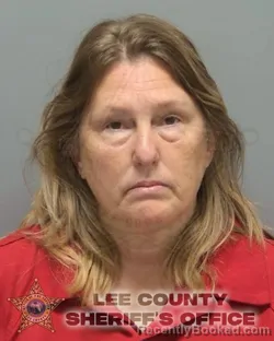 Mugshot of Andrea Blevins booked in Lee County, Florida on August 24, 2026