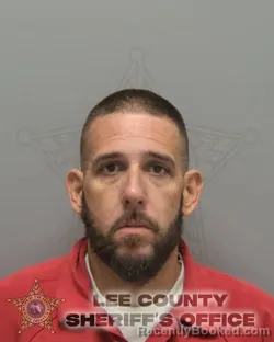 Mugshot of Oscar Salvador Duenas booked in Lee County, Florida on August 24, 2026