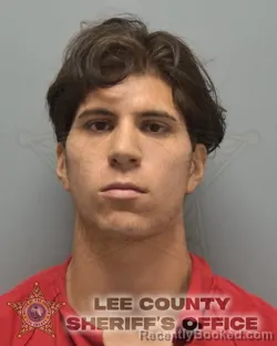 Mugshot of Edgar Fabian Palacios booked in Lee County, Florida on August 24, 2026