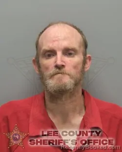 Mugshot of Sean Calvin Gray booked in Lee County, Florida on August 24, 2026