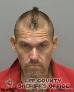 Mugshot of Steven Scott Barker booked in Lee County, Florida on August 24, 2026