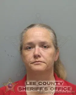 Mugshot of Amanda Rochelle Rainwater booked in Lee County, Florida on August 24, 2026