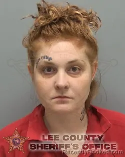 Mugshot of Samantha Marie Doerr booked in Lee County, Florida on August 24, 2026