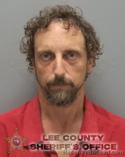 Mugshot of David Allen Lane booked in Lee County, Florida on August 24, 2026