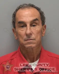 Mugshot of Pedro Garcia Delgado booked in Lee County, Florida on August 25, 2026
